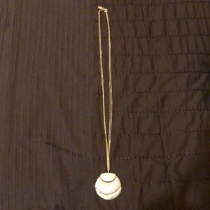 LOFT Gold Pendant Necklace